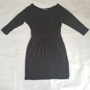 Twenty One black sparkly 3/4 sleeve party dress M